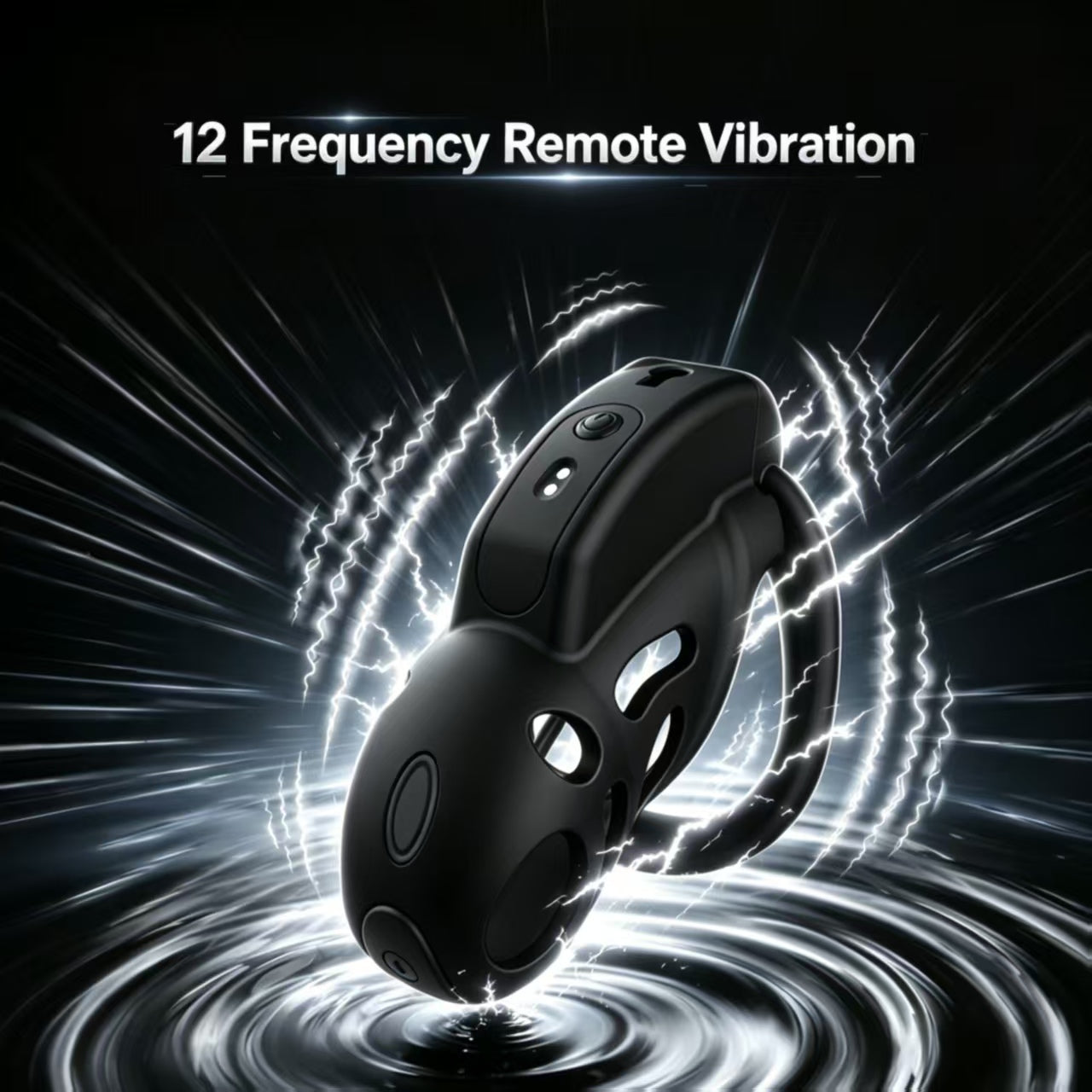 Male Smart Vibrating Chastity Cage