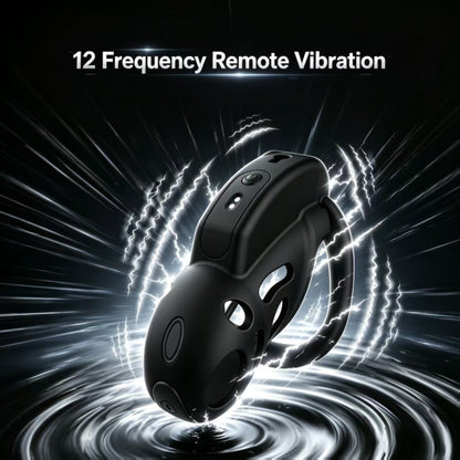 Male Smart Vibrating Chastity Cage