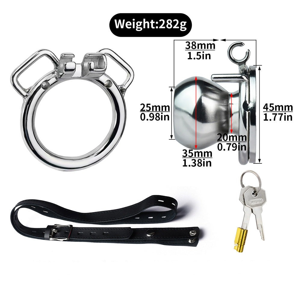 Butterfly Inverted Chastity Cage with Belt & Catheter