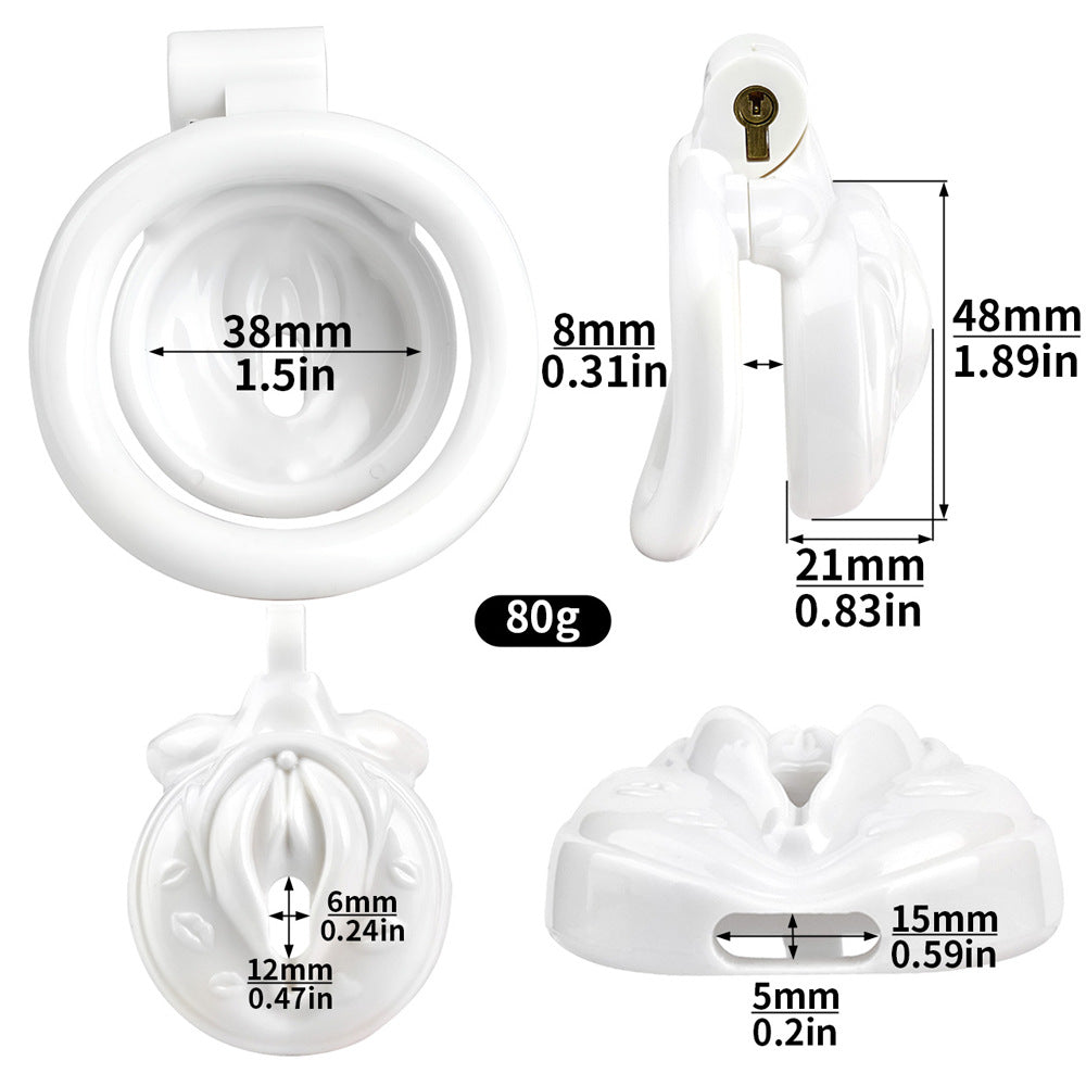 Realistic Pussy Chastity Cage For Sissy