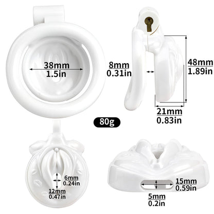 Realistic Pussy Chastity Cage For Sissy