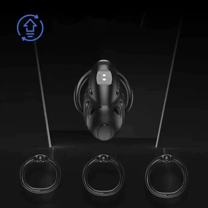 Wireless Remote Electric Shock Chastity Cage Set