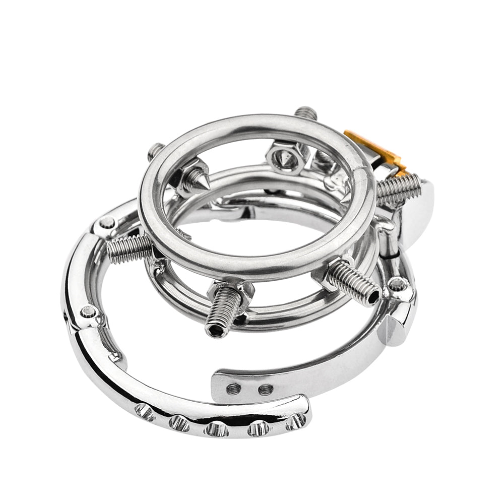 Zero Chastity Cage Adjustable With Spikes - 2